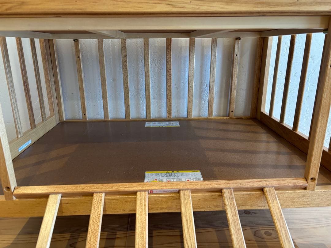 ミニベビーベッド_カトージ(KATOJI)_ナチュラル