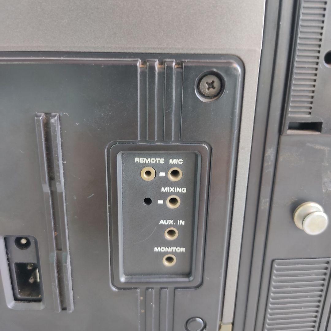 【レトロ】TRIMODE ポータブル TV/カセット/ラジオ 3WAY