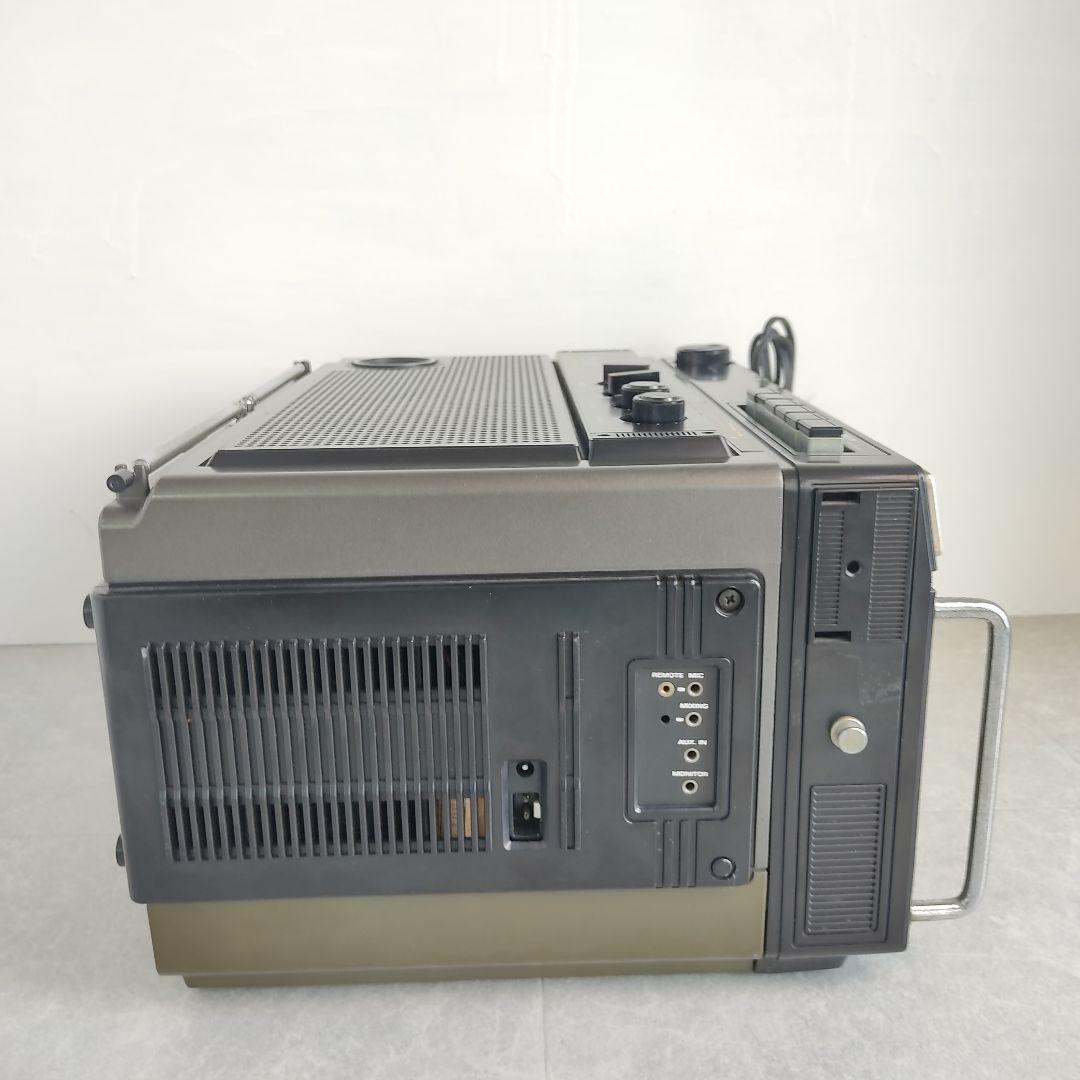 【レトロ】TRIMODE ポータブル TV/カセット/ラジオ 3WAY