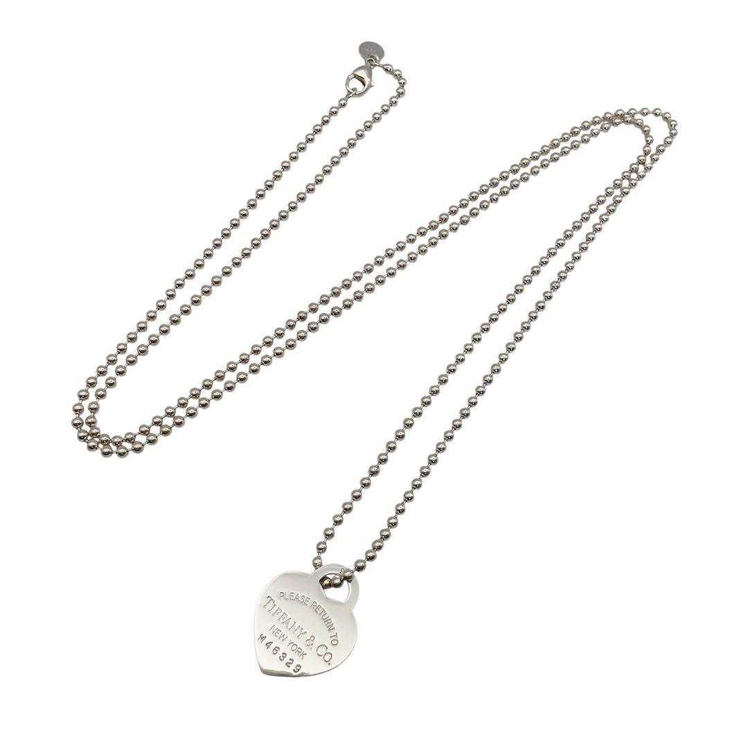ティファニー リターントゥ ハート タグ ネックレス ロング ボールチェーン
