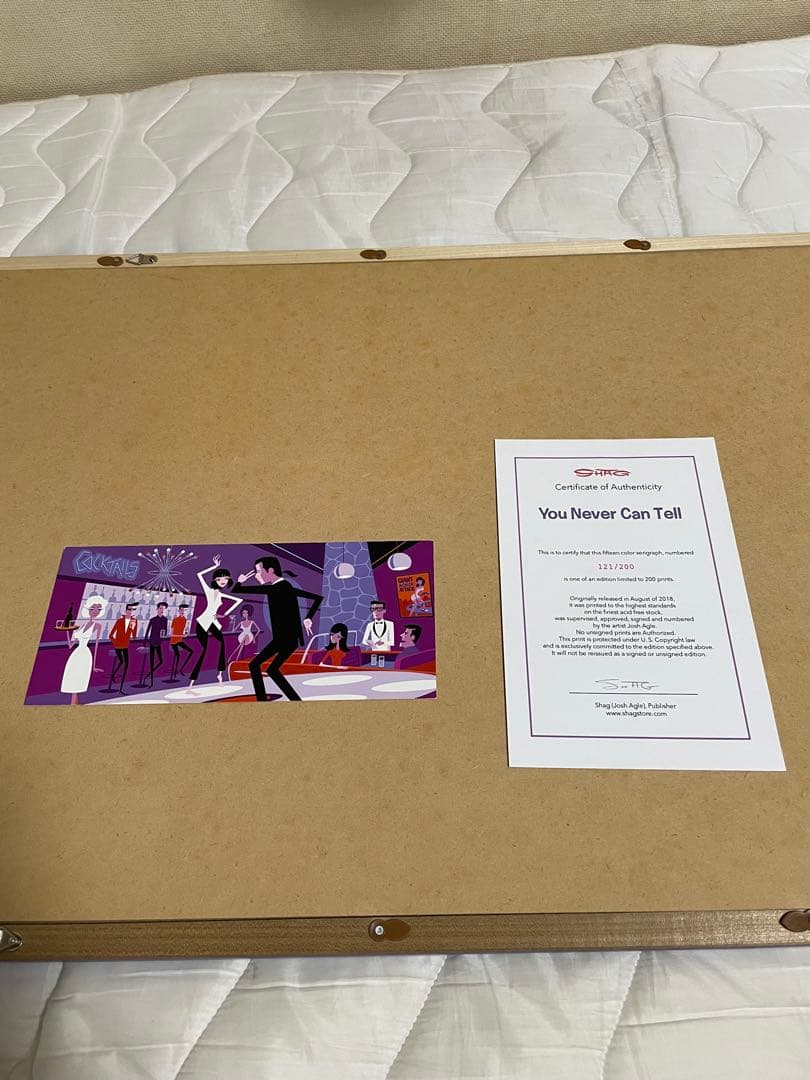 SHAG シルクスクリーン　pulp fiction パルプフィクション