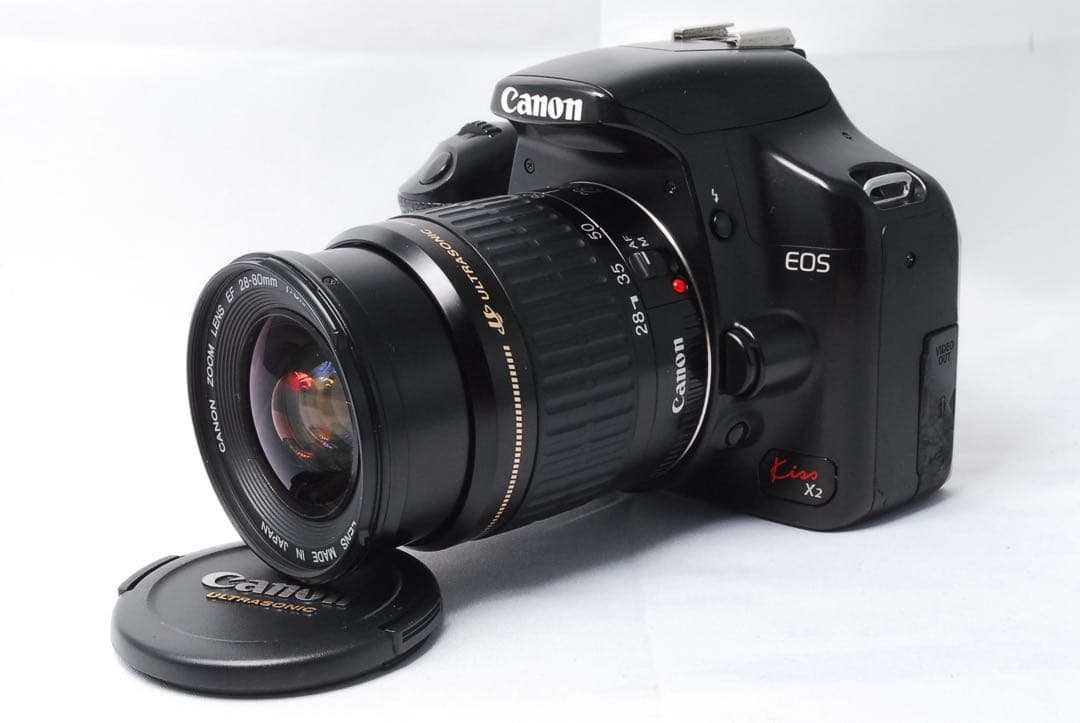 スマホ転送可‼️CanonKiss X2‼️一眼レフ‼️入門モデル‼️届いてすぐ使える‼️