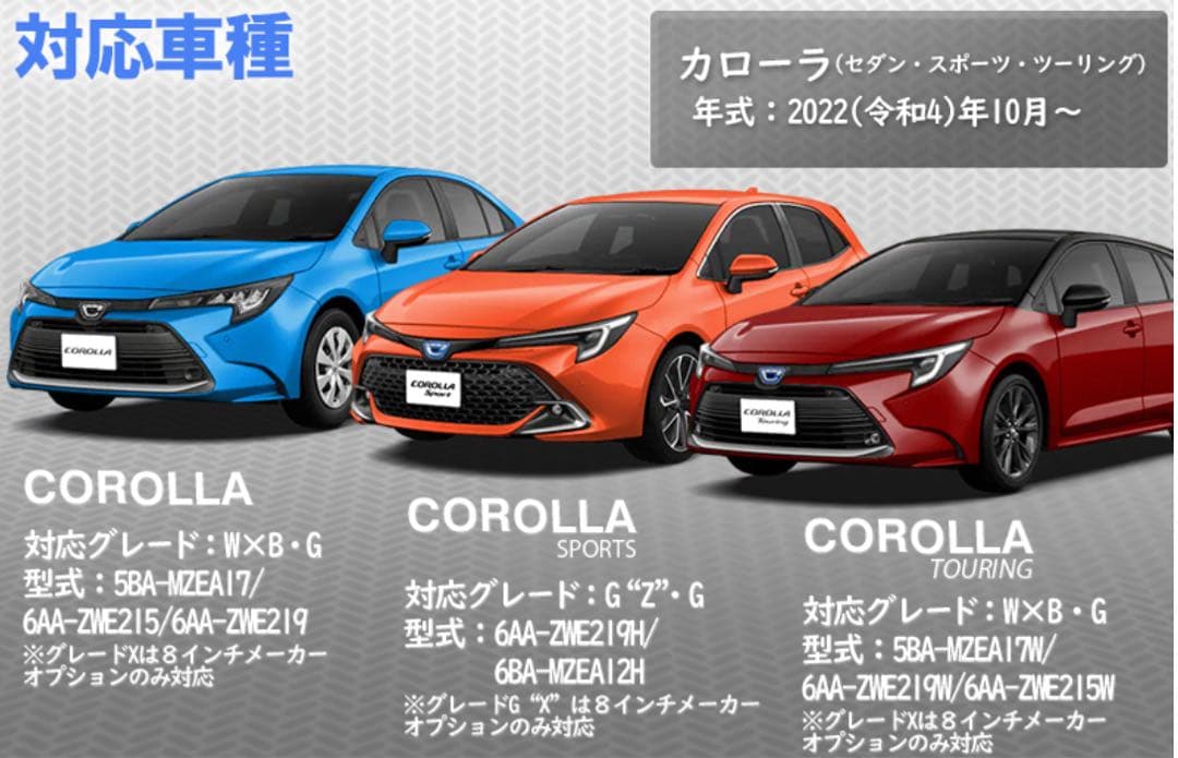 トヨタ カローラ・ツーリング・スポーツ エンラージ商事コンプリートセット