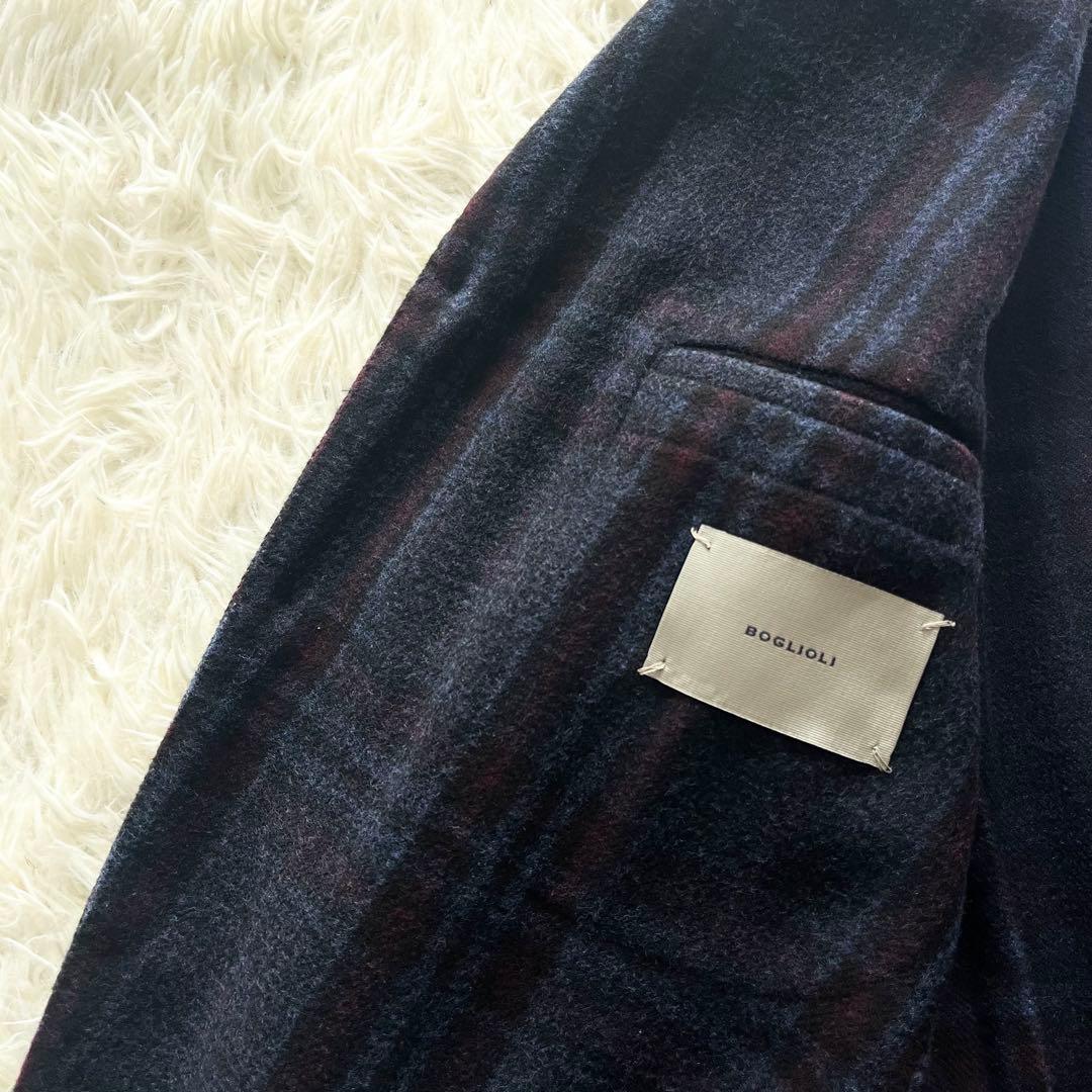 <美品>BOGLIOLI K.JACKET ネイビー ウール ジャケット 54