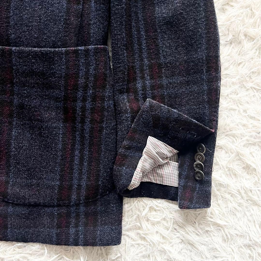 <美品>BOGLIOLI K.JACKET ネイビー ウール ジャケット 54