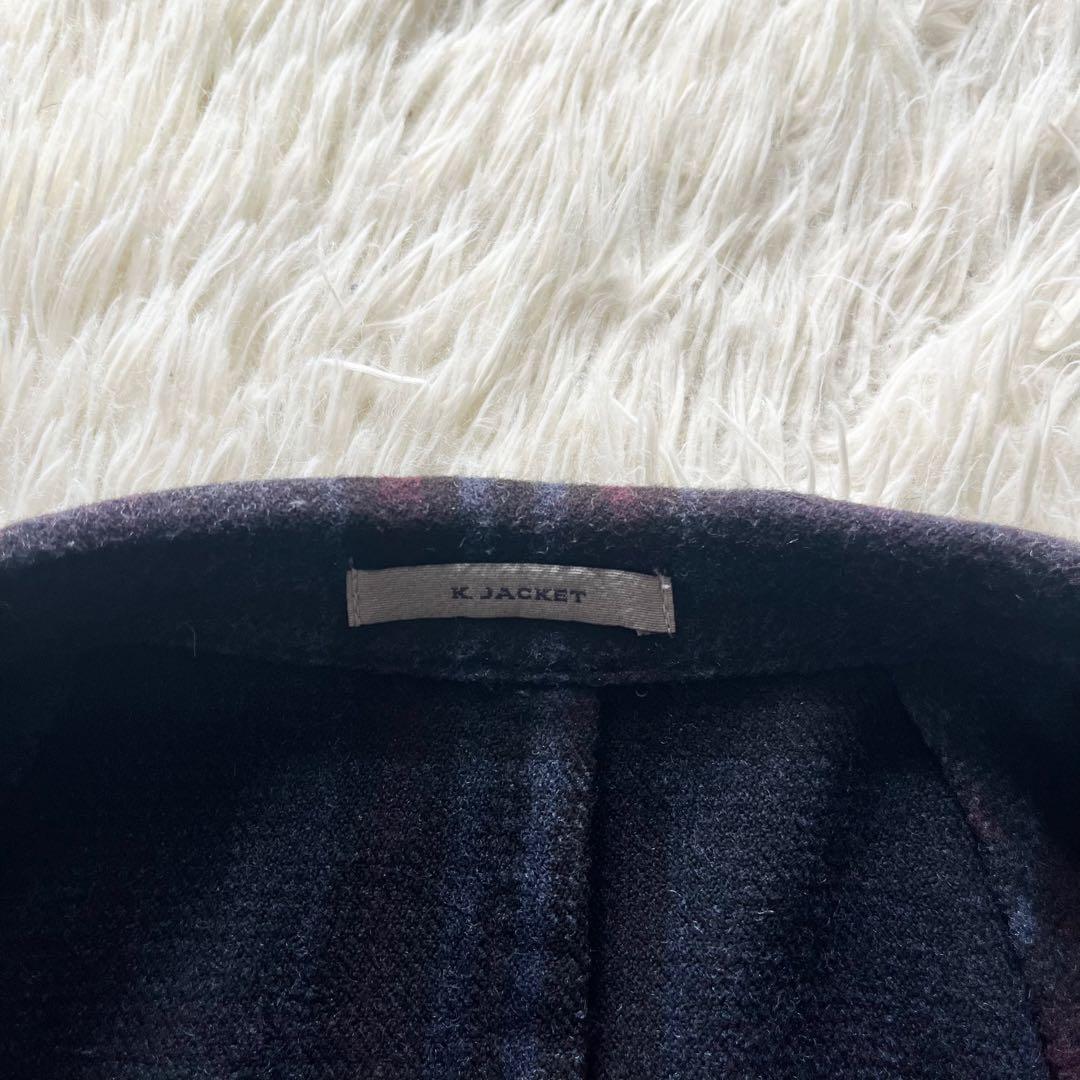 <美品>BOGLIOLI K.JACKET ネイビー ウール ジャケット 54