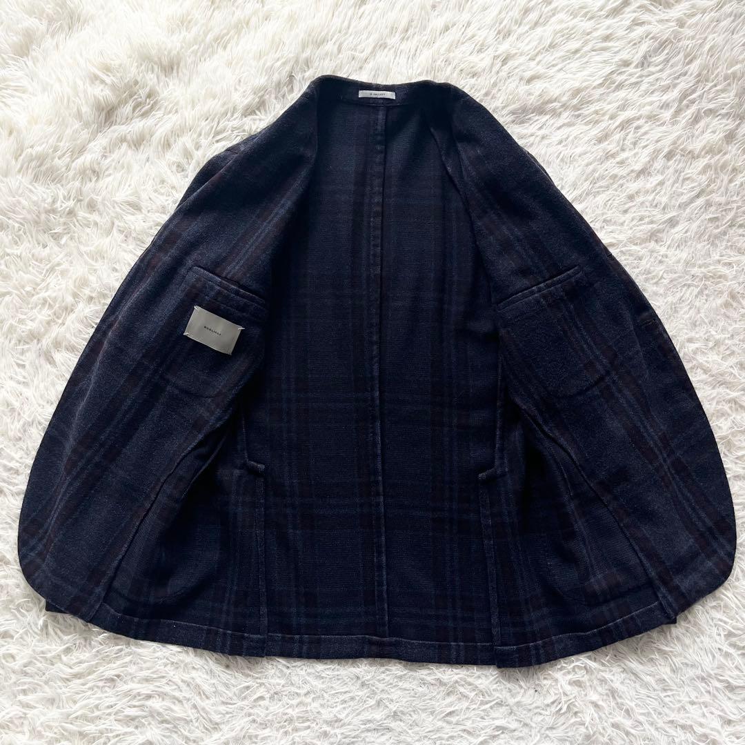 <美品>BOGLIOLI K.JACKET ネイビー ウール ジャケット 54
