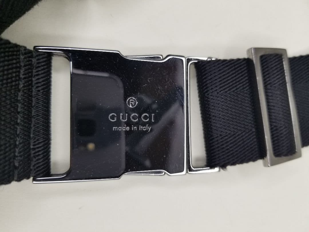 グッチ ブラウン グッチッシマ ベルトバッグ ブラック