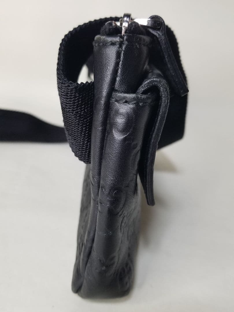 グッチ ブラウン グッチッシマ ベルトバッグ ブラック