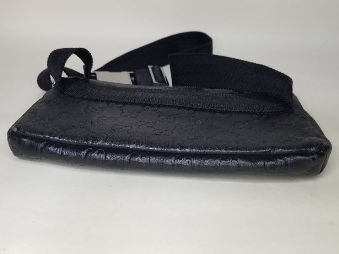 グッチ ブラウン グッチッシマ ベルトバッグ ブラック