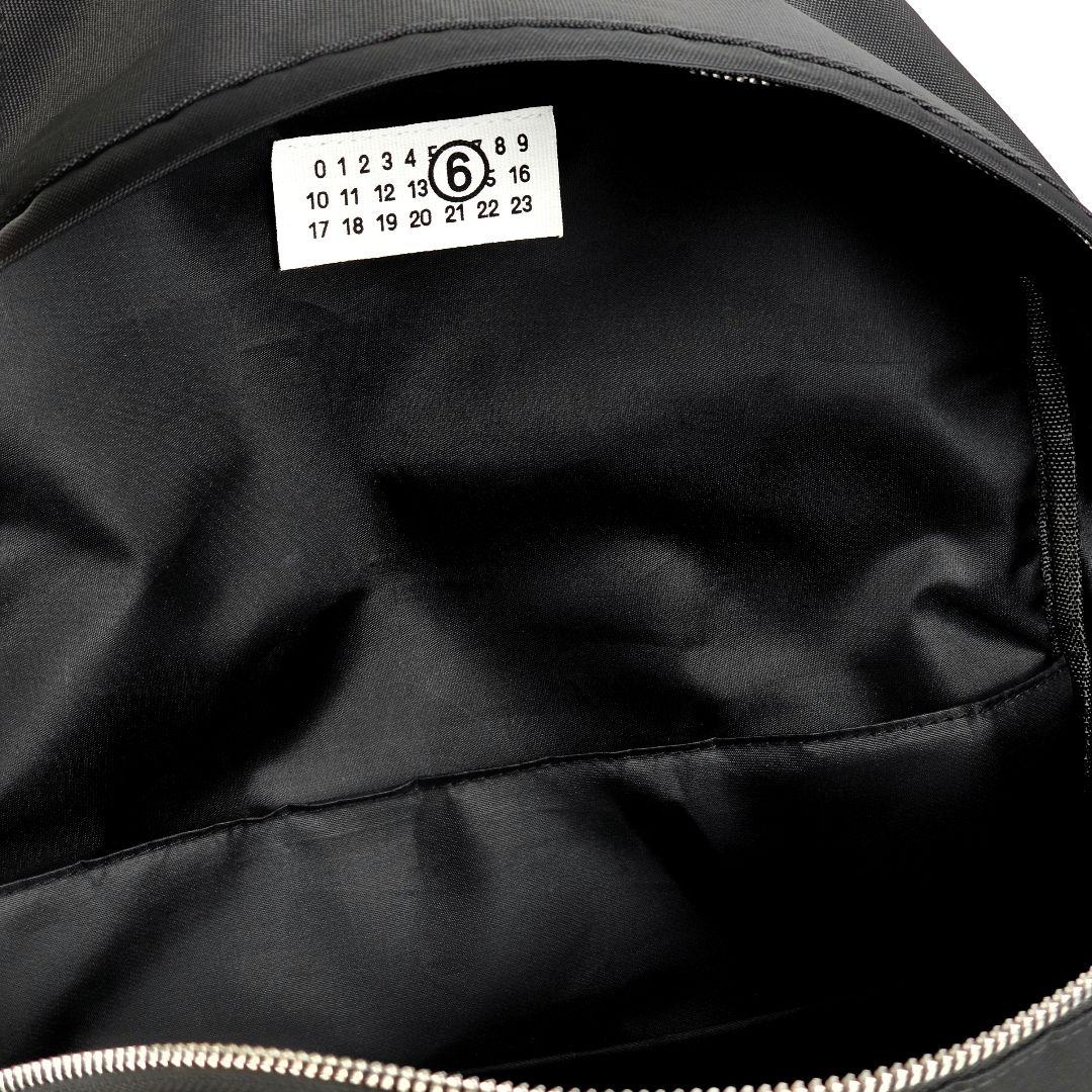 美品 メゾンマルジェラ MM6 ナンバリングロゴ バックパック リュックサック