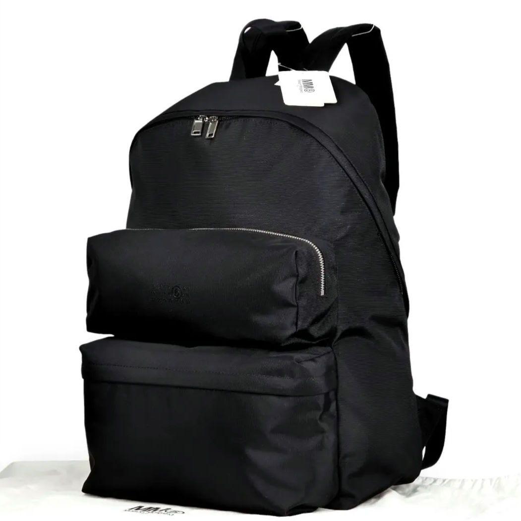美品 メゾンマルジェラ MM6 ナンバリングロゴ バックパック リュックサック