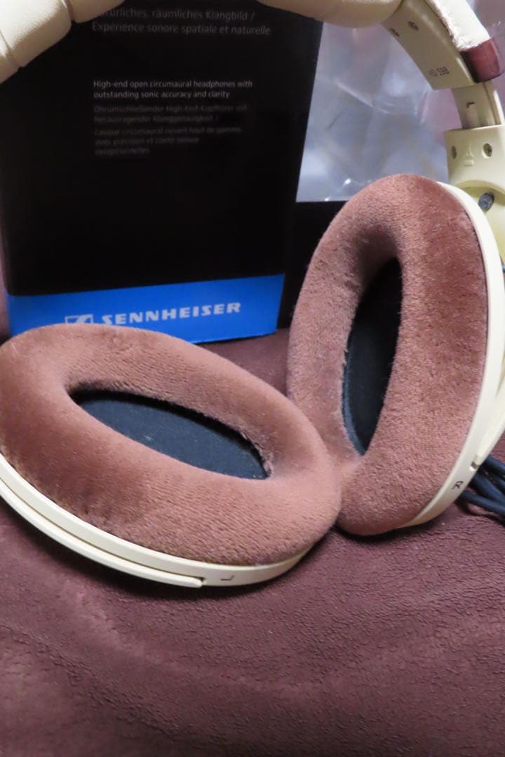 Sennheiser HD 598 有線ヘッドホン　ゼンハイザー　プリン