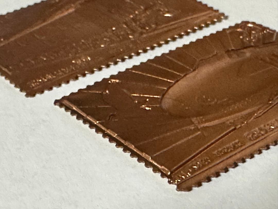 希少　松本徽章工業　純金刻印　純金/純銅　5.11g 純度保証　2枚セット