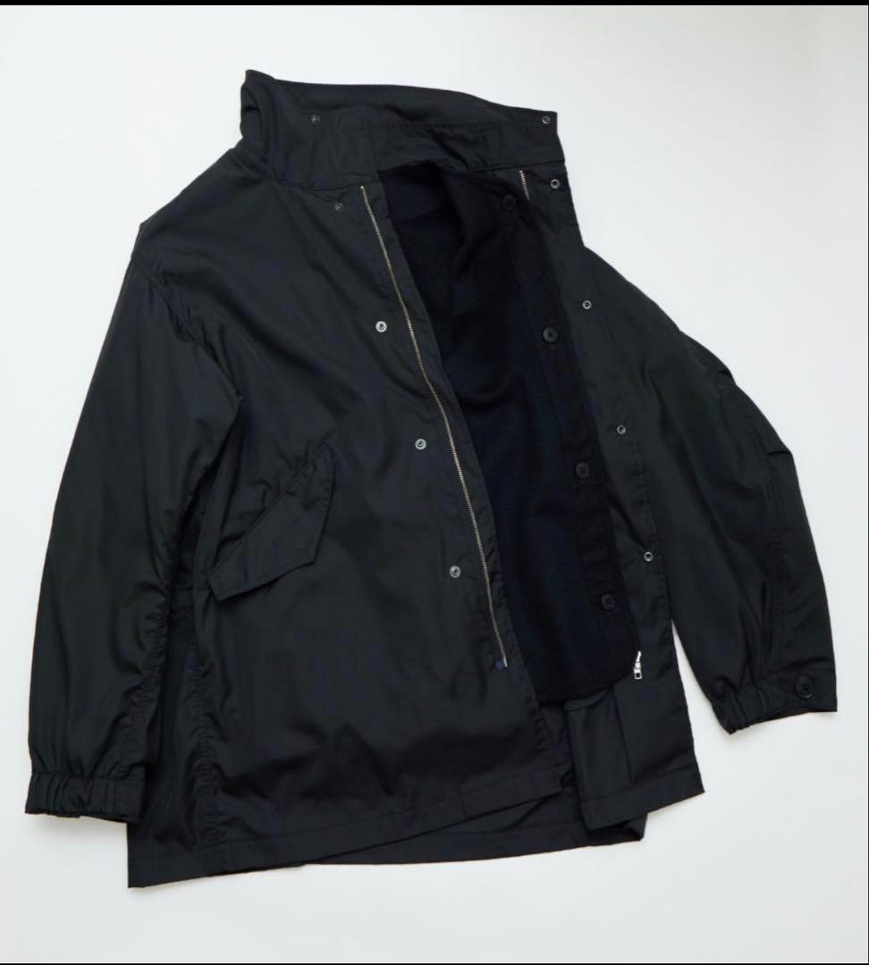 【極美品】ATON  DYE NYLON SHORT MODS COAT