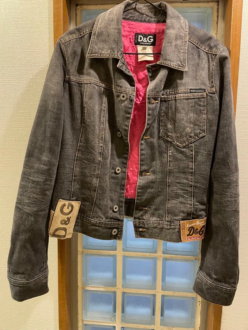 D&G グレー デニムジャケット
