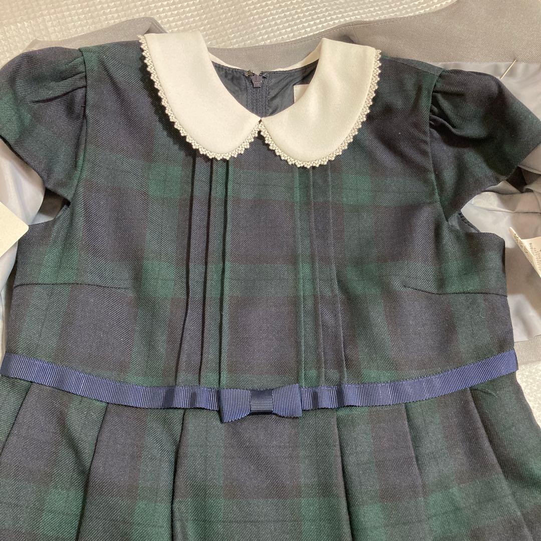 (新品)こどもビームス卒園、入学式女の子フォーマルスーツ120cm