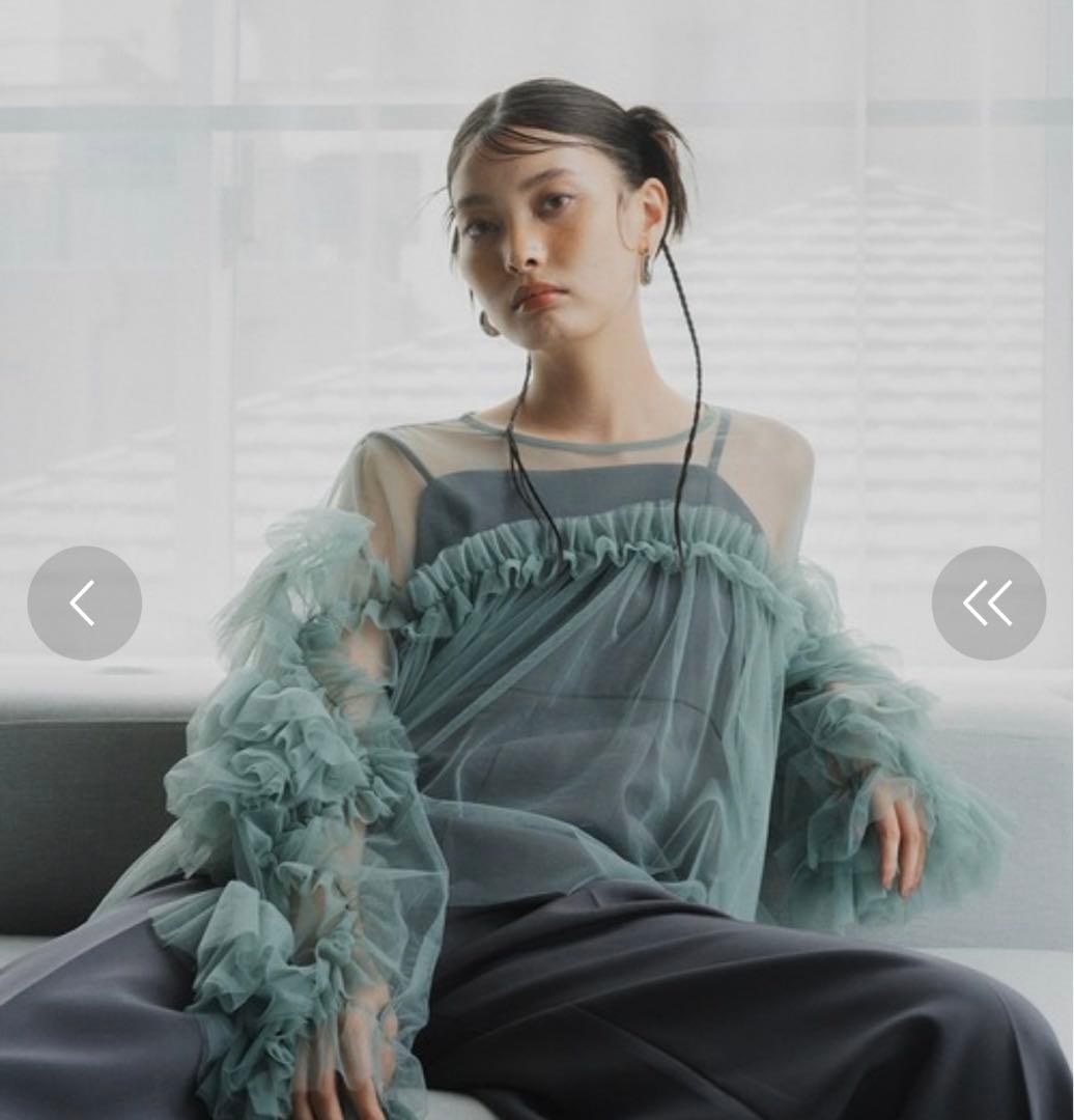 み*ね様 ☆ANDRESD ☆フリルデザイン パーティードレス