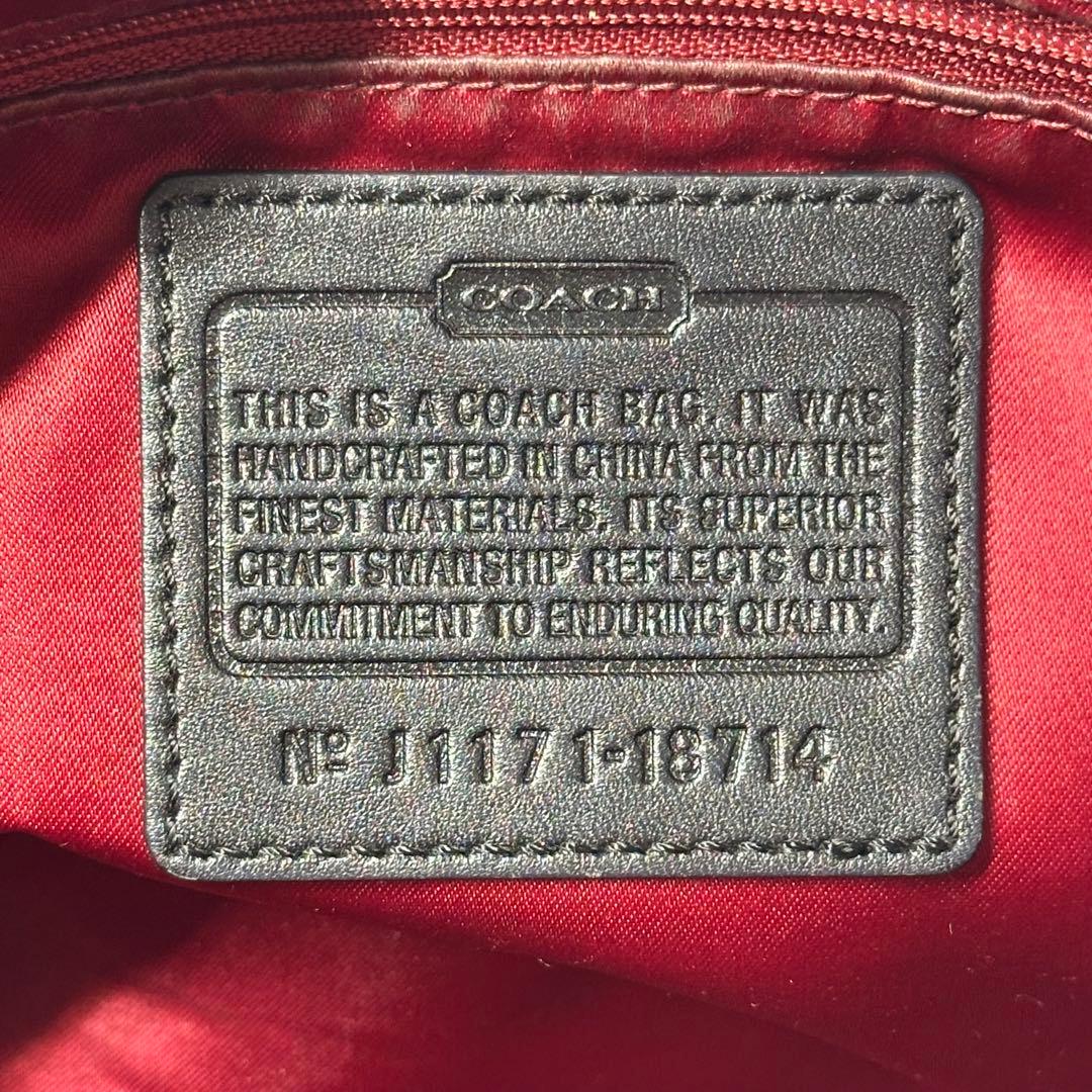 バッグ Y2K COACH Poppy Signature Check Handbag