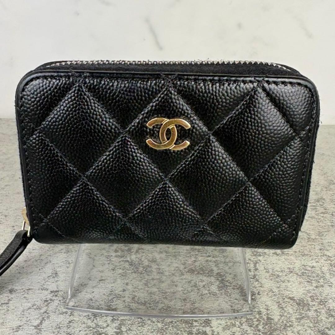 CHANEL マトラッセ　キャビアスキン　ケース　カードケース