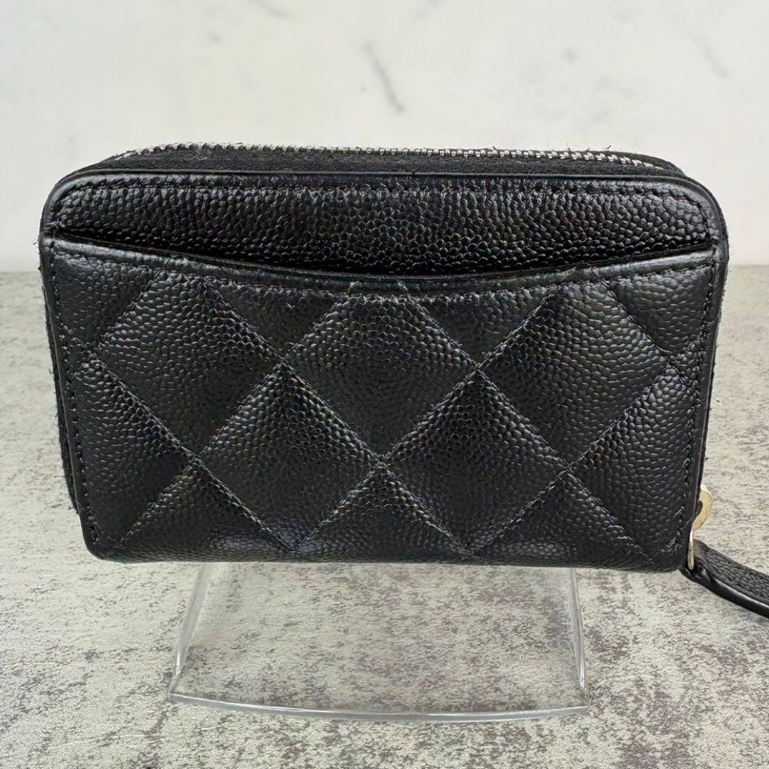 CHANEL マトラッセ　キャビアスキン　ケース　カードケース