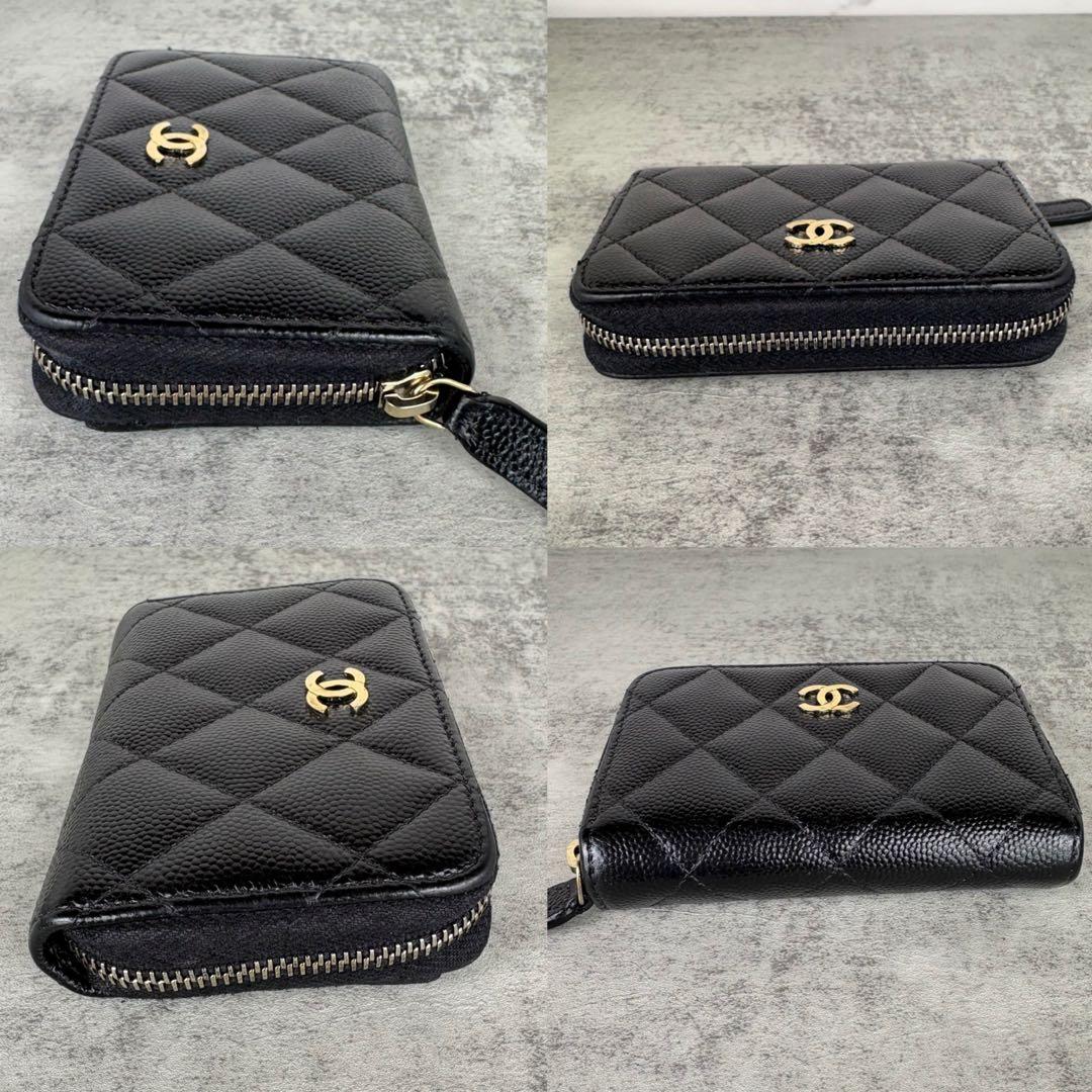 CHANEL マトラッセ　キャビアスキン　ケース　カードケース
