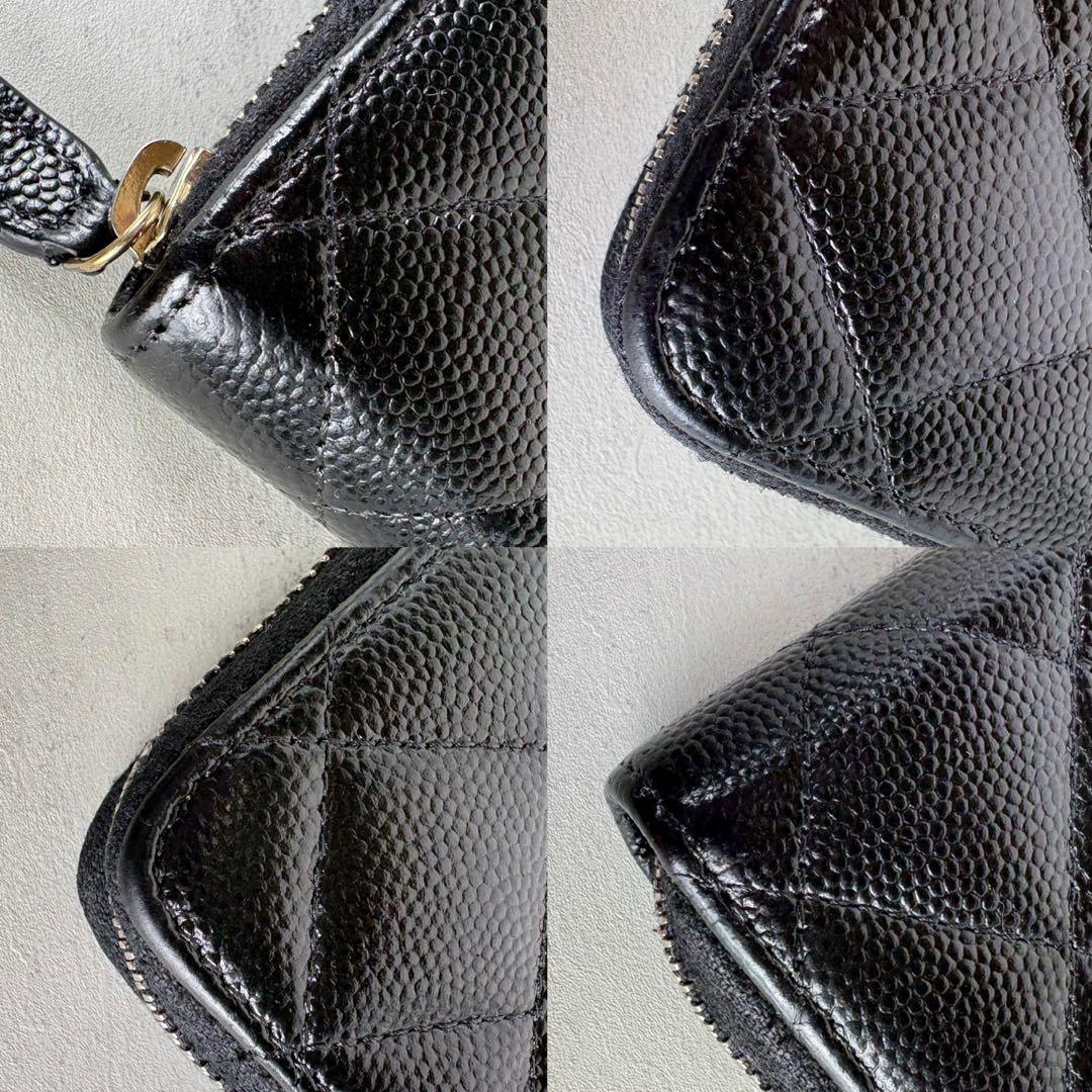 CHANEL マトラッセ　キャビアスキン　ケース　カードケース