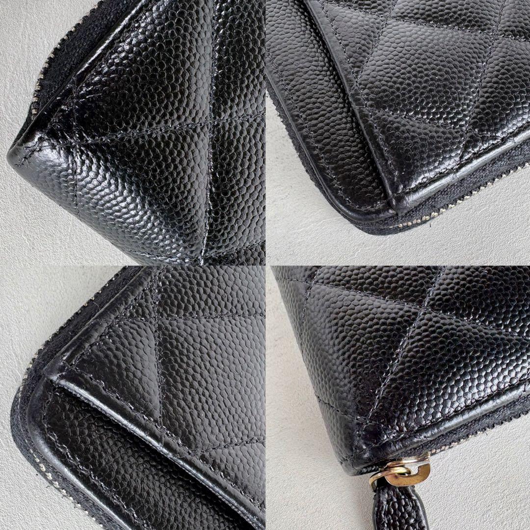 CHANEL マトラッセ　キャビアスキン　ケース　カードケース