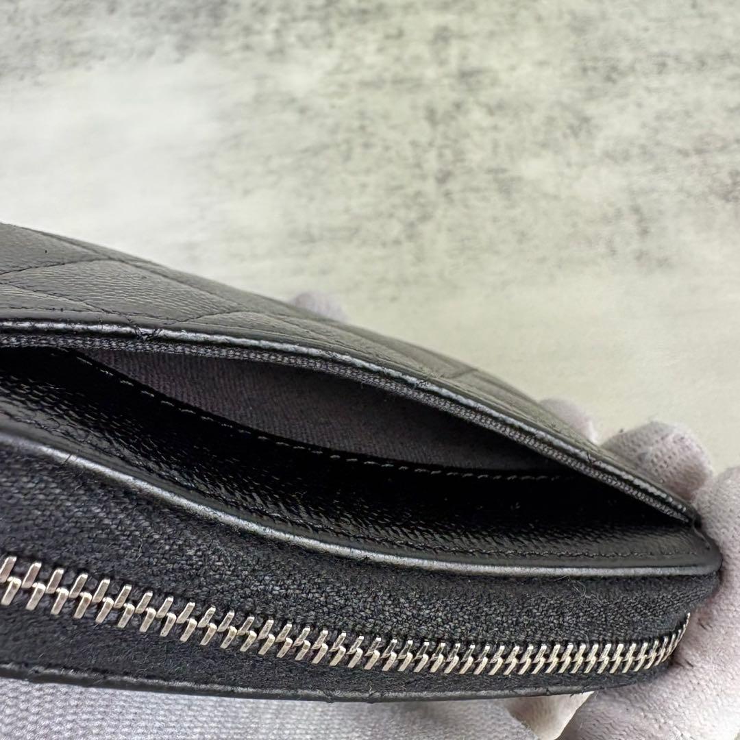 CHANEL マトラッセ　キャビアスキン　ケース　カードケース