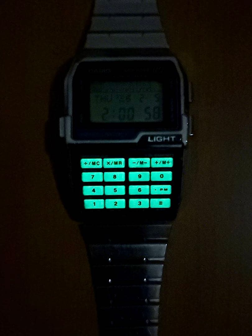 CASIO カシオ データバンクDBCー810 シルバー 電池交換済