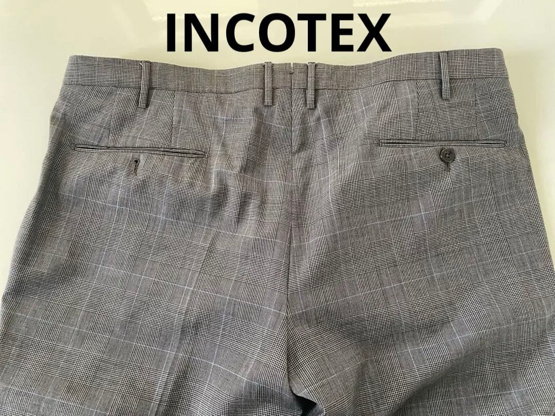 【美品】INCOTEX SUPER 100’S スラックス 52