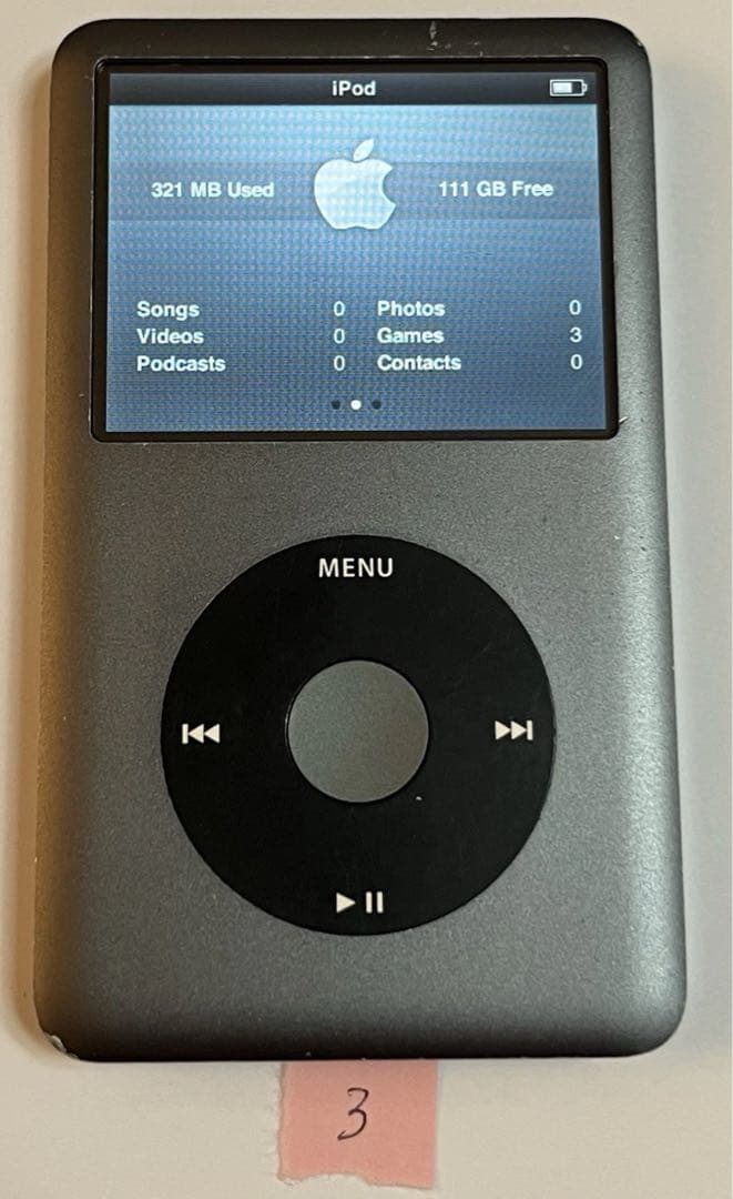 【動作確認済】 iPod classic A1238 120GB 第6世代