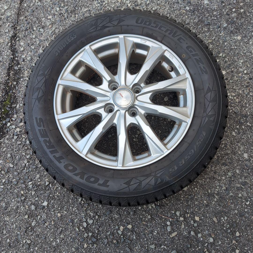 たろうた185/65/15TOYOOBSERVEGIZ2スタッド2022年