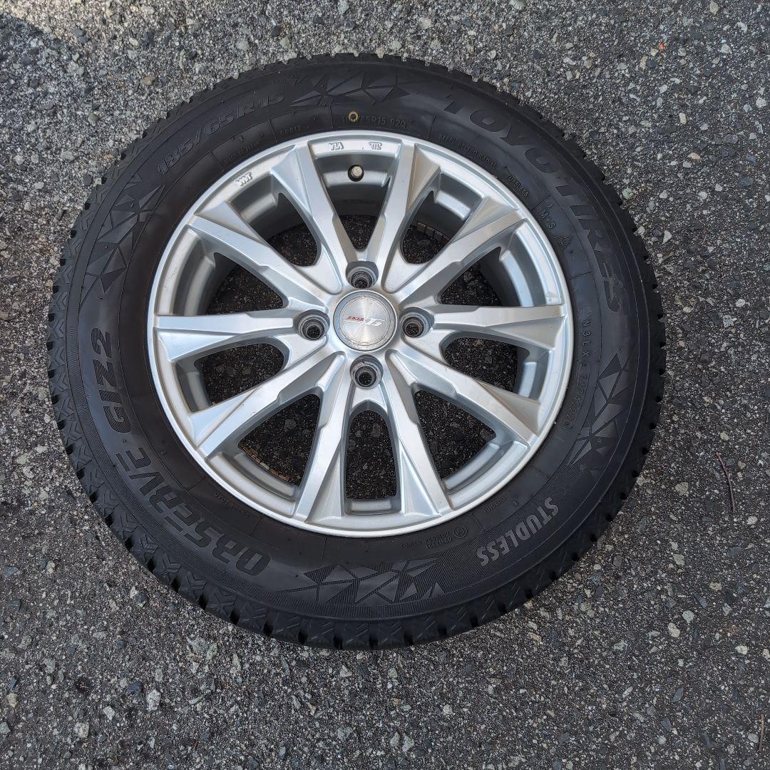 たろうた185/65/15TOYOOBSERVEGIZ2スタッド2022年