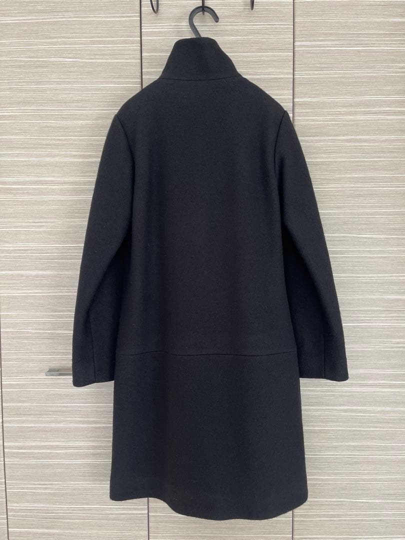 【美品】agnes b. (アニエスベー)ウールコート 黒 H174-JW63