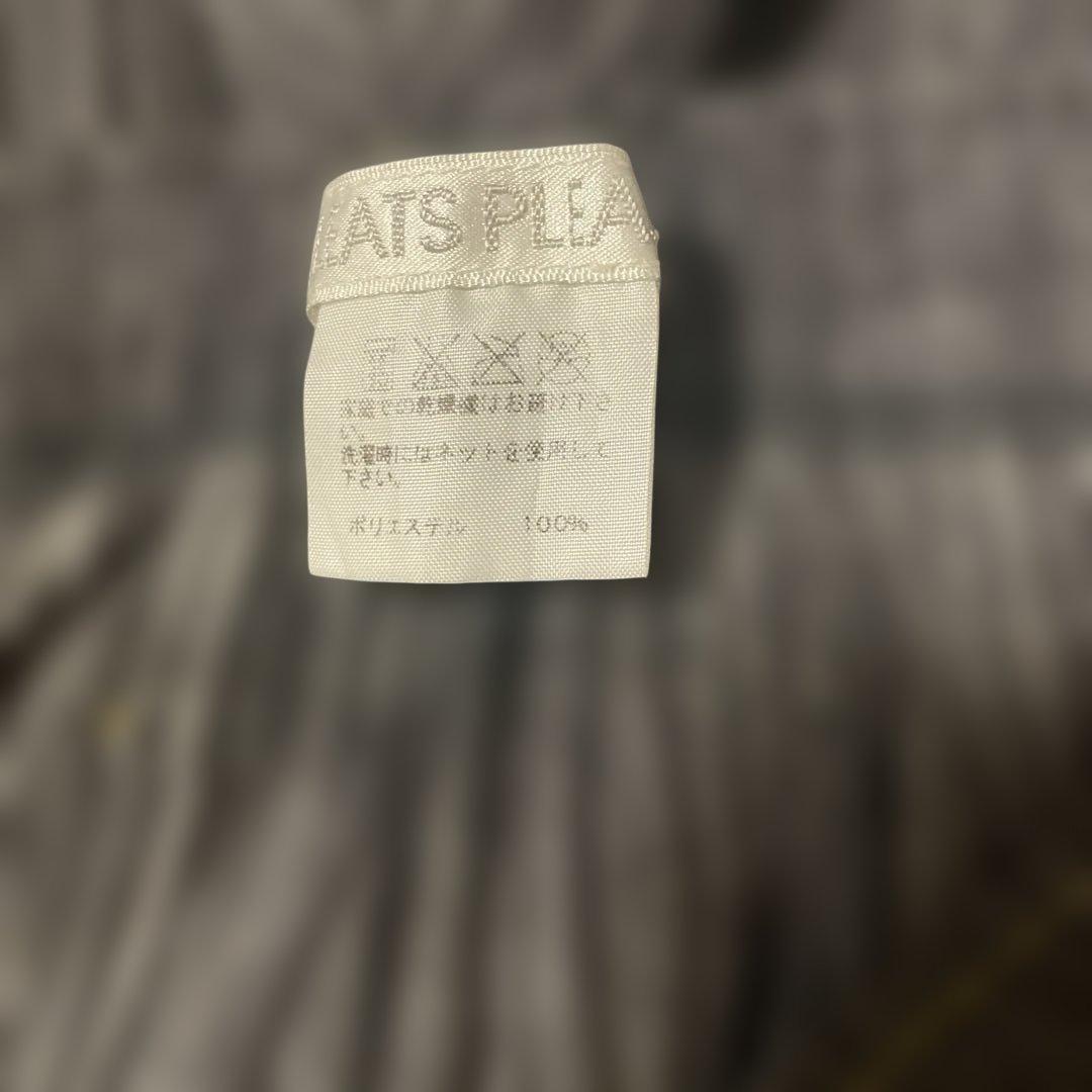 プリーツプリーズ　ショートパンツ　デニム転写