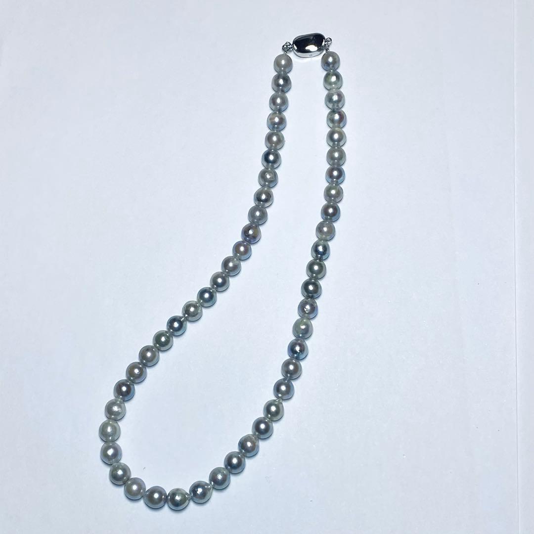 D2206 あこや真珠ナチュラルグレー7.5-8.0mm