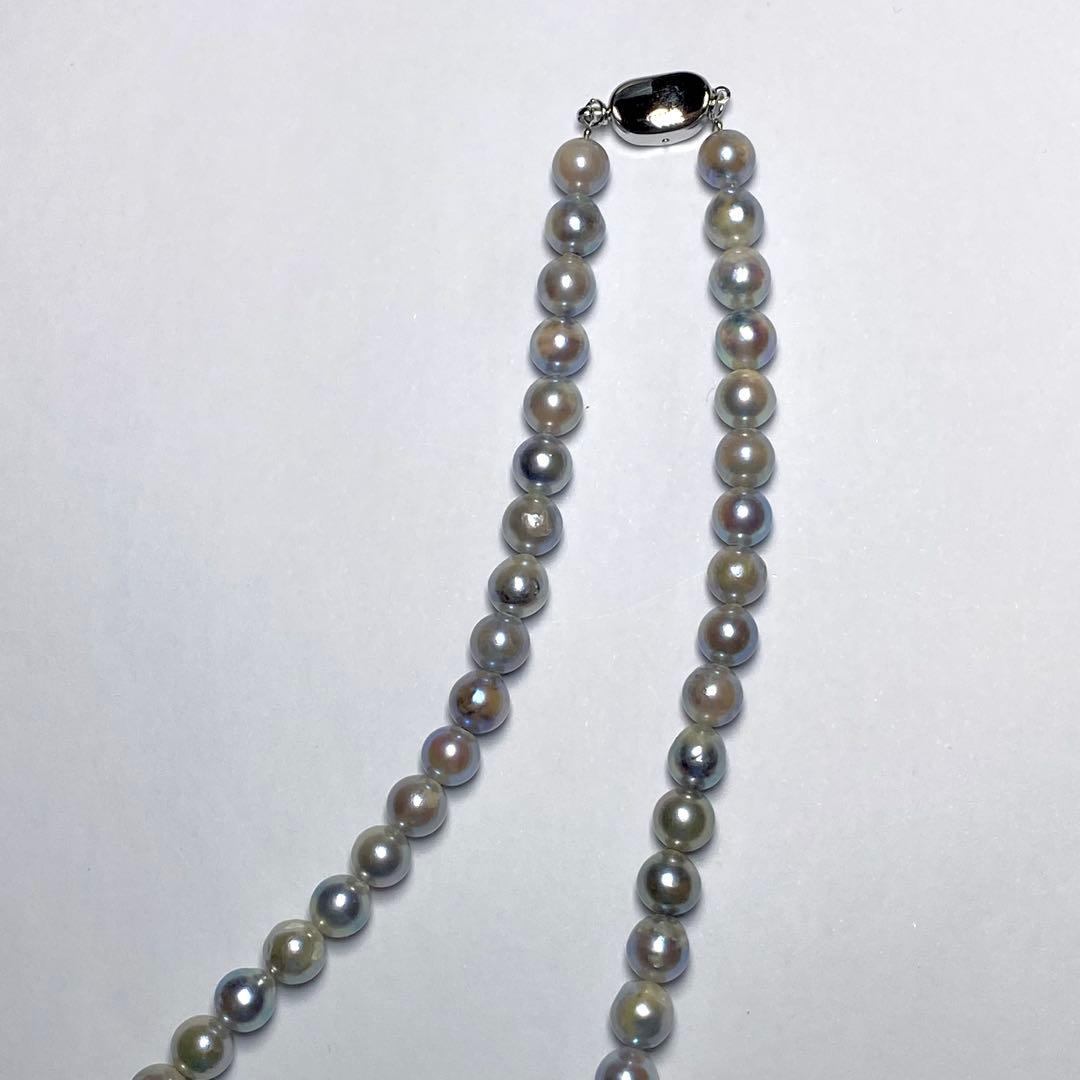 D2206 あこや真珠ナチュラルグレー7.5-8.0mm