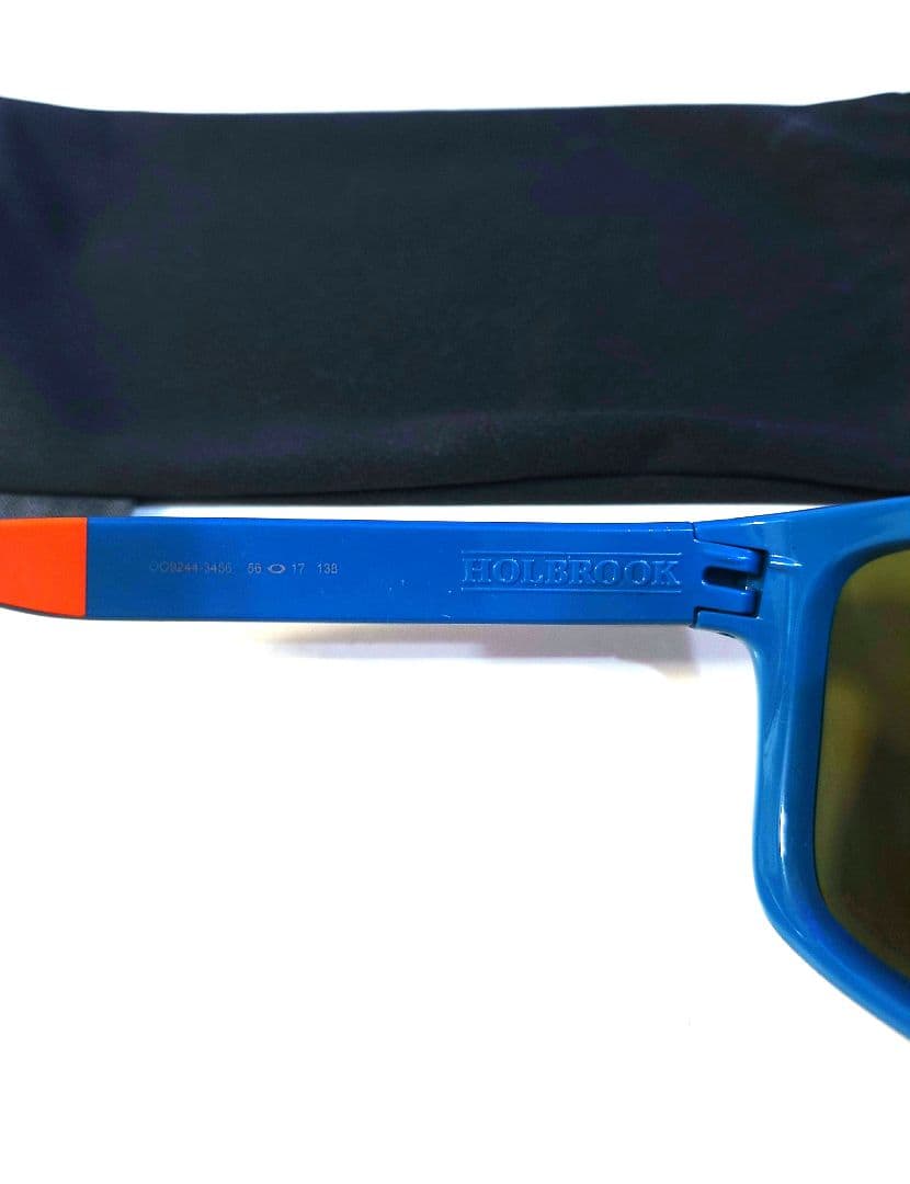 Oakley Holbrook サングラス 青/赤 ケース付き