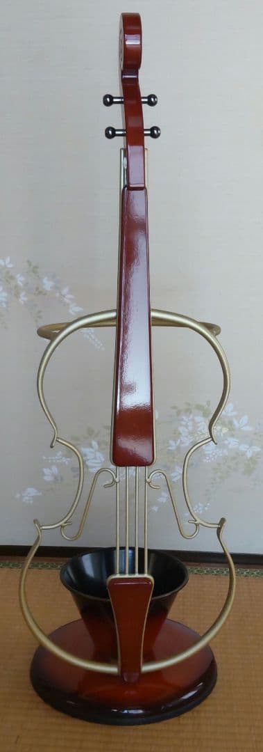 バイオリン型傘立て