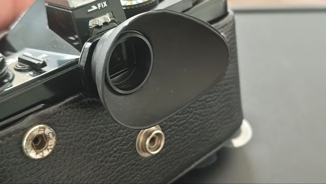 オリンパス OM-1プリズム、露出計OK 希少M-System銘50/1.8付き