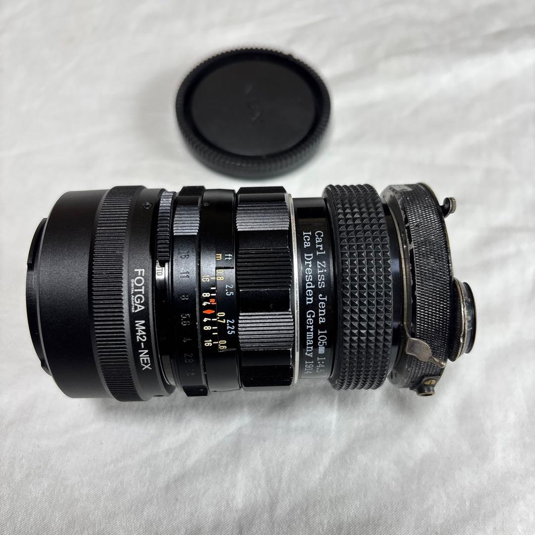 Carl Ziss 105 mm f4.5 M42マウント用