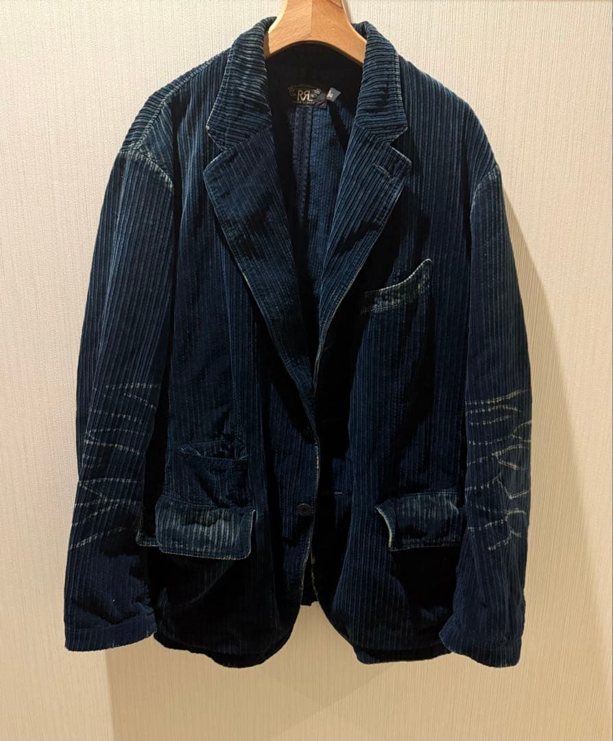 RRL ダブルアールエル コーデュロイジャケット XLインディゴブルー