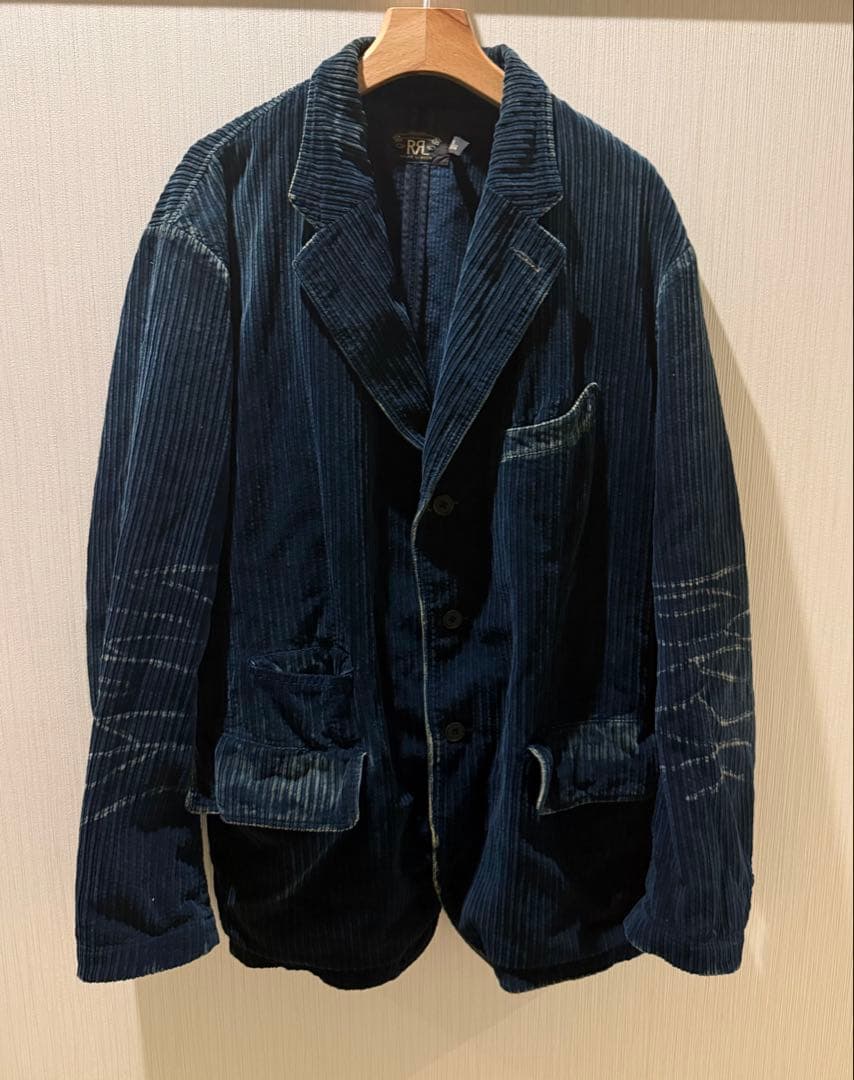 RRL ダブルアールエル コーデュロイジャケット XLインディゴブルー