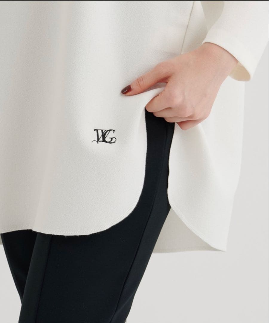 ウィムガゼット whim gazette 刺繍ジョーゼットプルオーバー