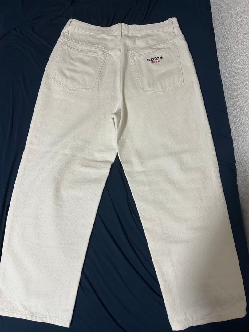 パンツ Supreme baggy jean natural size30