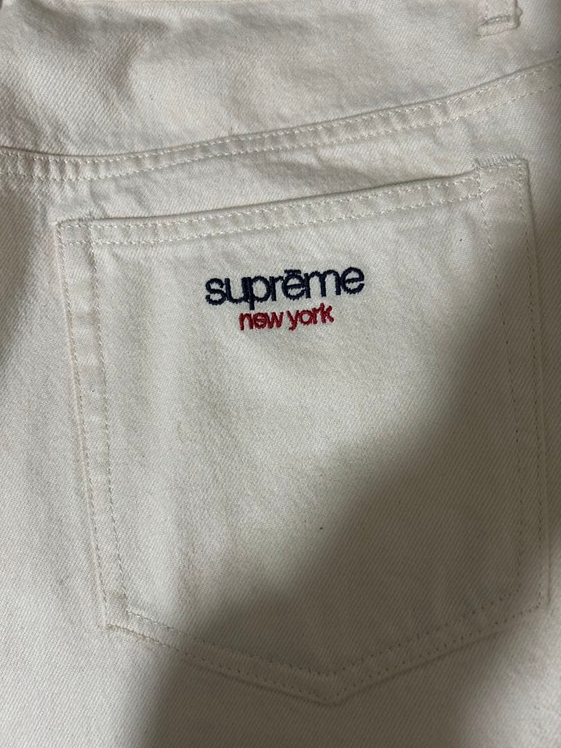 パンツ Supreme baggy jean natural size30