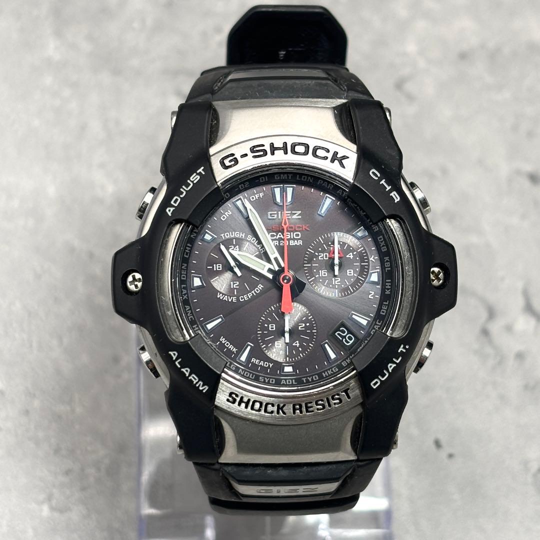 【稼働】カシオ　G-SHOCK 電波時計　タフソーラー　腕時計　GS-1000J