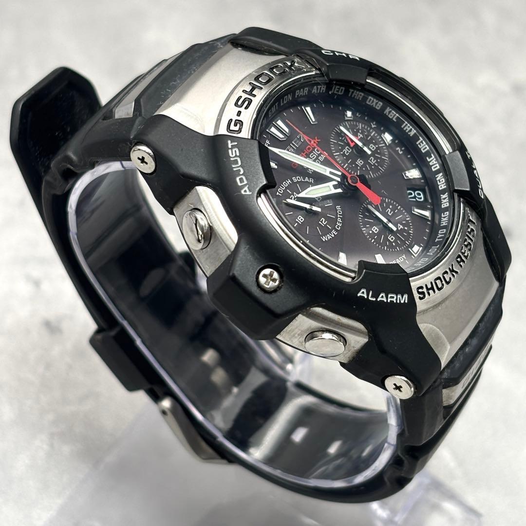 【稼働】カシオ　G-SHOCK 電波時計　タフソーラー　腕時計　GS-1000J