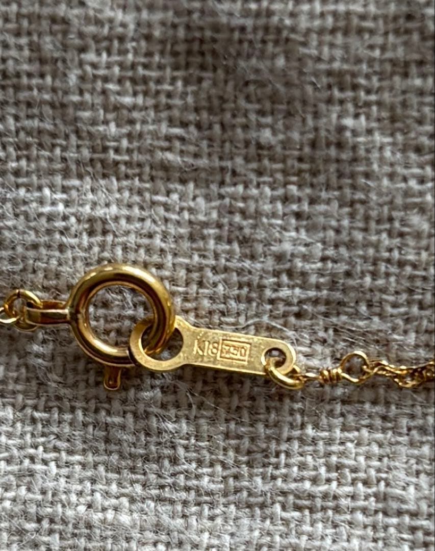 ゴールドネックレス アメジスト　トゥモローランド